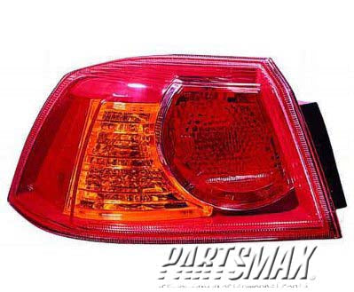 2804 | 2008-2013 MITSUBISHI LANCER LT Taillamp assy outer on body | MI2804100|8330A107