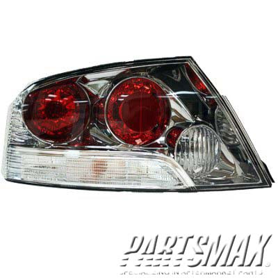 2818 | 2003-2005 MITSUBISHI LANCER LT Taillamp lens/housing Evolution; lens & harness; w/o bulbs | MI2818111|MN126801