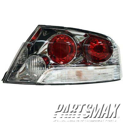 2230 | 2003-2005 MITSUBISHI LANCER RT Taillamp lens/housing Evolution; lens & harness; w/o bulbs | MI2819111|MN126802