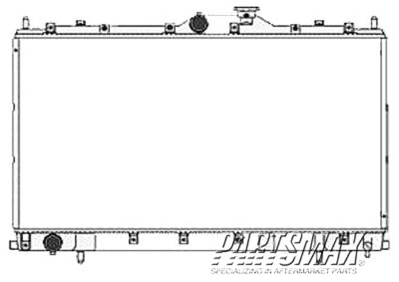 3010 | 2004-2006 MITSUBISHI GALANT Radiator assembly w/2.4L 4 cyl engine; w/o Calif emission | MI3010195|MR571070