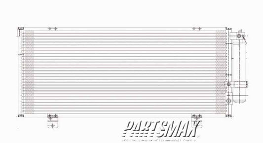 3030 | 2006-2012 MITSUBISHI ECLIPSE Air conditioning condenser all | MI3030171|7812A174