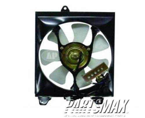 3113 | 1990-1994 MITSUBISHI ECLIPSE Condenser fan includes motor/blade/shroud | MI3113101|MB439892