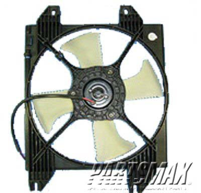 3113 | 1999-1999 MITSUBISHI GALANT Condenser fan includes motor/blade/shroud; w/3.0L V6 engine; to 4/2/99 | MI3113109|MR298865