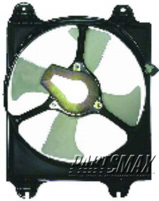 3113 | 2004-2008 MITSUBISHI GALANT Condenser fan includes motor/blade/shroud; w/3.8L V6 engine | MI3113119|MR958431