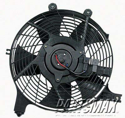 3113 | 2003-2006 MITSUBISHI LANCER Condenser fan includes motor/blade/shroud; Evolution | MI3113120|7812A141