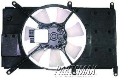 2880 | 2000-2000 MITSUBISHI ECLIPSE Radiator cooling fan assy w/2.4L engine; includes motor/blade/shroud | MI3115108|MI3115108
