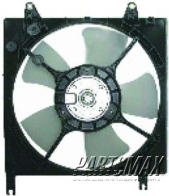 2880 | 2004-2009 MITSUBISHI GALANT Radiator cooling fan assy 3.8L; Motor/Blade/Shroud Single Fan Assy; see notes | MI3115121|MR571253-PFM