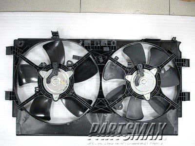 3115 | 2008-2013 MITSUBISHI OUTLANDER Radiator cooling fan assy 2.4L; Dual Fan Assy; see notes | MI3115142|1355A140-PFM