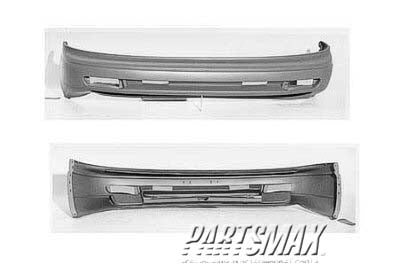 1000 | 1989-1994 NISSAN MAXIMA Front bumper cover GXE/Brougham; w/ofog lamps; prime | NI1000123|6202285E26