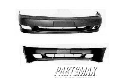 1000 | 1998-1998 NISSAN SENTRA Front bumper cover XE/GXE/GLE; prime | NI1000162|F20221M325