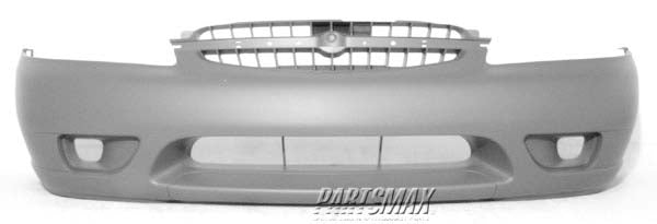 250 | 2000-2001 NISSAN ALTIMA Front bumper cover XE/GXE/GLE; prime | NI1000175|F20220Z825