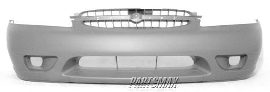 250 | 2000-2001 NISSAN ALTIMA Front bumper cover XE/GXE/GLE; prime | NI1000175|F20220Z825