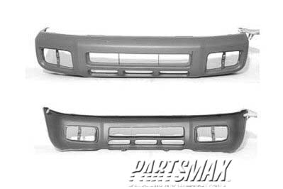 1000 | 1998-2004 NISSAN PATHFINDER Front bumper cover from 12/98; prime | NI1000177|F20222W140