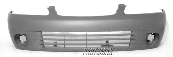 1000 | 2000-2003 NISSAN SENTRA Front bumper cover CA/GXE/SE/XE; prime | NI1000178|F20225M125