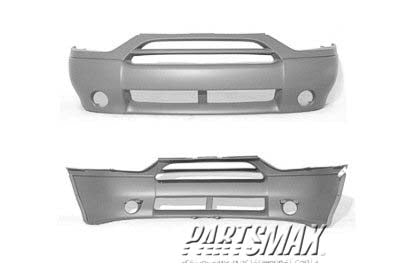 250 | 2001-2002 NISSAN QUEST Front bumper cover prime | NI1000188|620222Z425