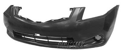 1000 | 2010-2012 NISSAN SENTRA Front bumper cover BASE|S; prime | NI1000271|62022ZT51J
