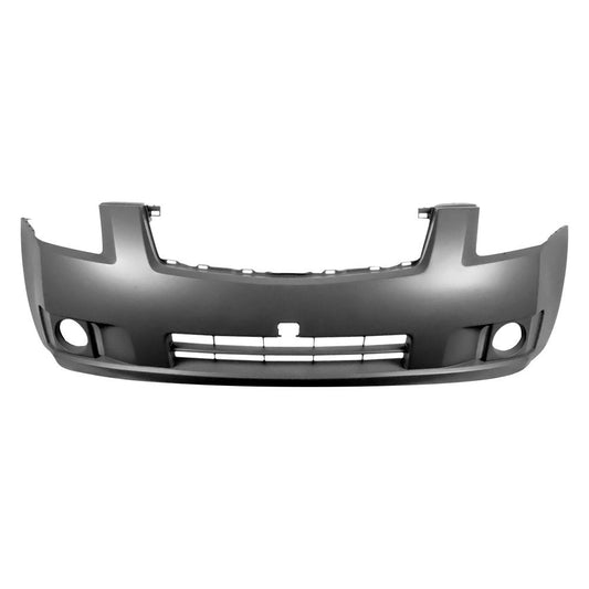 1000 | 2007-2009 NISSAN SENTRA Front bumper cover w/o Fog Lamps; Textured Fog Lamp Opening; prime | NI1000273|62022ET30J-PFM