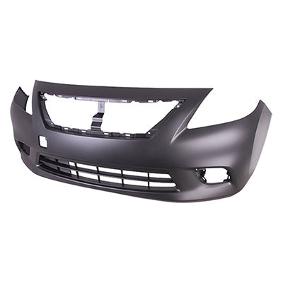1000 | 2013-2014 NISSAN VERSA Front bumper cover S PLUS|SL|SV; To 3-13; prime | NI1000291|FBM229KA0J