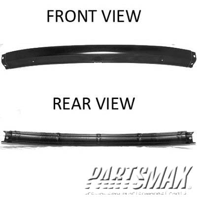 1002 | 1996-1999 NISSAN PATHFINDER Front bumper face bar to 12/98; black | NI1002129|F20220W025