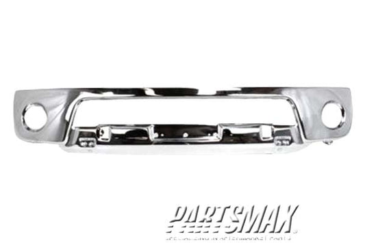260 | 2005-2008 NISSAN FRONTIER Front bumper face bar w/Fog Lamps; Chrome | NI1002138|62014EA800