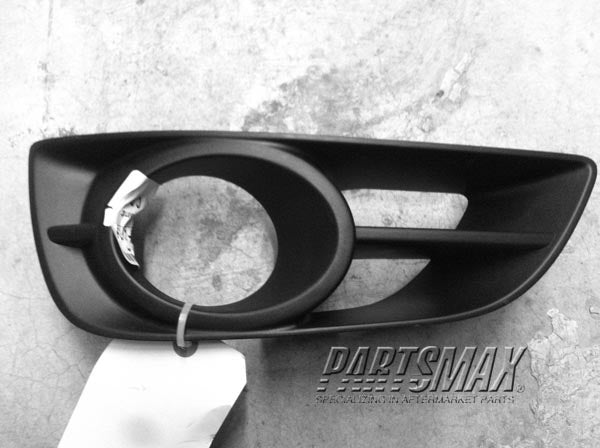 520 | 2010-2013 NISSAN ALTIMA LT Front bumper insert Coupe; Fog Lamp Bezel; w/Fog Lamps | NI1038129|62257ZX10B
