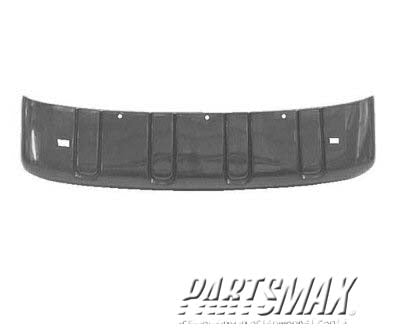 610 | 2002-2004 NISSAN XTERRA Front bumper guard SE; plastic; matte-black | NI1053101|620647Z810