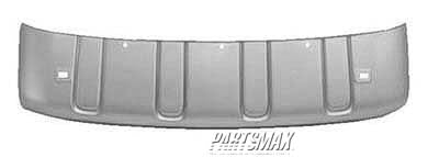 1053 | 2002-2004 NISSAN XTERRA Front bumper guard XE; plastic; matte-silver | NI1053102|620647Z800