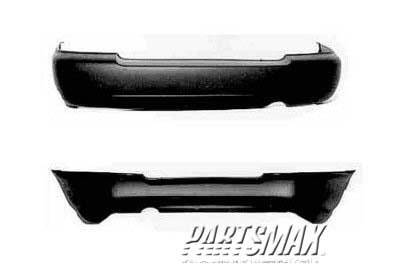 1100 | 1998-1999 NISSAN SENTRA Rear bumper cover prime | NI1100211|H50228B725