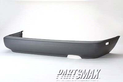 1100 | 1991-1994 NISSAN SENTRA Rear bumper cover gray - paint to match | NI1100230|8502265Y25