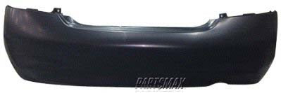 1100 | 2012-2014 NISSAN VERSA Rear bumper cover Sedan; w/o Park Assist Sensor Holes; prime | NI1100284|HEM223AN0J