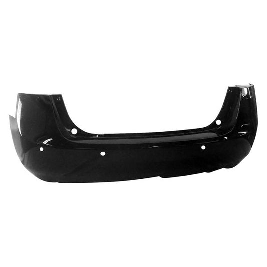 1100 | 2014-2015 NISSAN ROGUE SELECT Rear bumper cover S|SL|SV; w/Park Distance Sensors; prime | NI1100288|HEM22JM04H-PFM