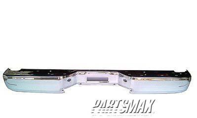 2440 | 2008-2015 NISSAN TITAN Rear bumper face bar SE|SV; w/o Big Tow Pkg; w/o Distance Sensors; Face Bar Only; Chrome | NI1102151|850309FM0C