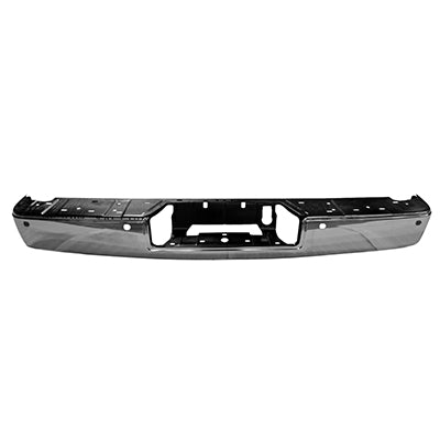 1102 | 2017-2019 NISSAN TITAN Rear bumper face bar SL|SV; w/o Tow Hitch; w/o Blind Spot Detection; Chrome | NI1102164|85030EZ40A