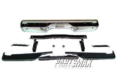 1103 | 2004-2006 NISSAN TITAN Rear bumper assembly LE|SE; w/Distance Sensors; Chrome; see notes | NI1103111|85010ZJ20B-PFM