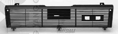 1200 | 1987-1988 NISSAN SENTRA Grille assy 4dr sedan; E | NI1200113|6231050A27