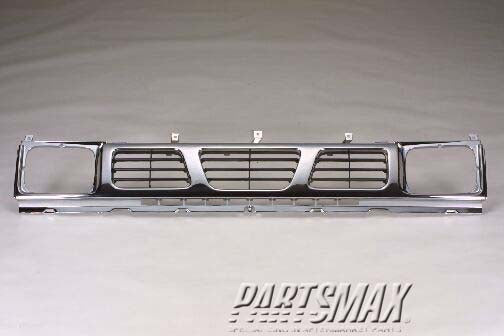 1200 | 1995-1997 NISSAN PICKUP Grille assy bright | NI1200116|6231055G10