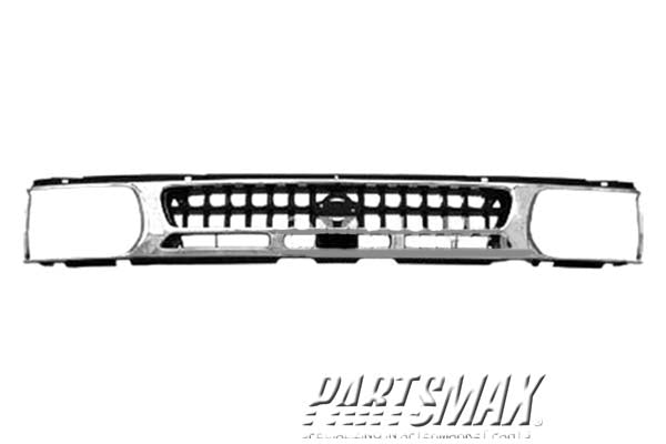 1200 | 1996-1999 NISSAN PATHFINDER Grille assy bright & grey; to 12/98 | NI1200176|623100W401