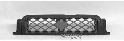 1200 | 1999-2001 NISSAN PATHFINDER Grille assy XE; from 12/98; silver | NI1200187|623102W707