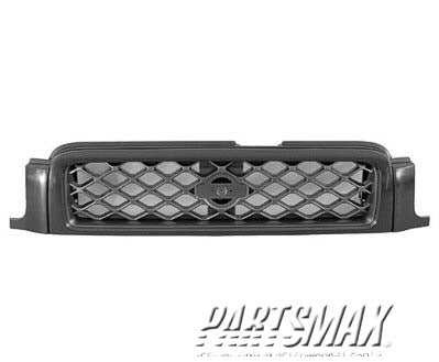 1200 | 1999-2001 NISSAN PATHFINDER Grille assy SE; from 12/98; bright & argent & charcoal; w/black molding | NI1200194|623102W806