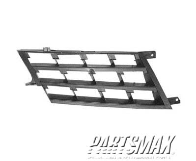 1200 | 2008-2010 NISSAN ROGUE Grille assy RH; Outer Grille | NI1200229|62058JM00A