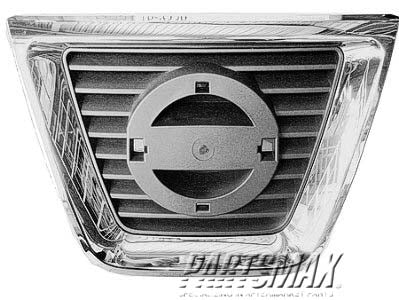 860 | 2008-2010 NISSAN ROGUE Grille assy Center;  Chrome/Black | NI1200230|62070JM00A