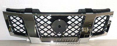 1200 | 2009-2016 NISSAN FRONTIER Grille assy Chrome/Black | NI1200233|62310ZL00B