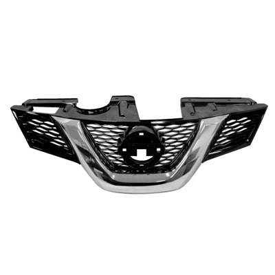 1200 | 2014-2016 NISSAN ROGUE Grille assy SL|SV; w/Premium Pkg; w/Camera Hole; Black/Chrome | NI1200259|623104BA0B
