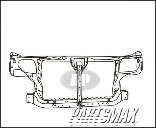 1225 | 1993-1997 NISSAN QUEST Radiator support all | NI1225135|625000B730