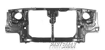 1225 | 2001-2002 NISSAN FRONTIER Radiator support support assembly; steel | NI1225150|625009Z430