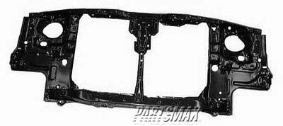 1225 | 2003-2004 NISSAN FRONTIER Radiator support support assembly; steel | NI1225155|625001Z631