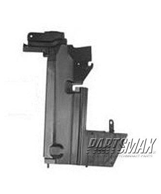 1070 | 2007-2012 NISSAN VERSA Radiator support all; side air guide; LH | NI1225178|62823EL000