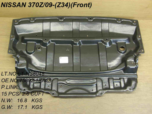 1228 | 2009-2020 NISSAN 370Z Lower engine cover BASE|TOURING | NI1228137|758921EA0A