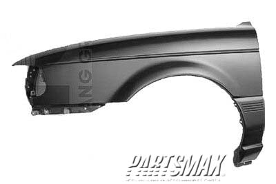 1240 | 1991-1994 NISSAN SENTRA LT Front fender assy all | NI1240106|6310165Y35