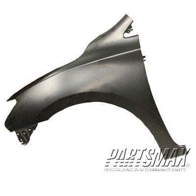 50 | 2013-2015 NISSAN SENTRA LT Front fender assy SR; w/o Side Repeater; w/Moulding | NI1240206|F31013SGAA